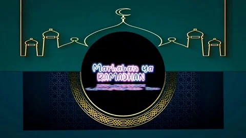 Greetings for the month of Ramadan Stock Footage 269139603