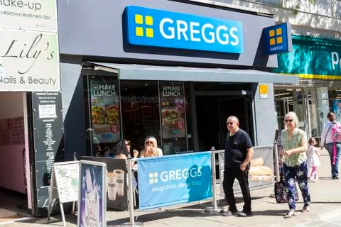 Greggs baker Stock Photos