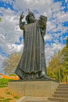 Gregory of Nin statue in Split Stock Photos
