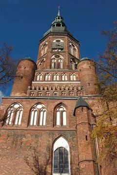 Greifswald greifswald, dom, st., nikolai, gotik, backsteingotik, gotisch, ... Stock Photos