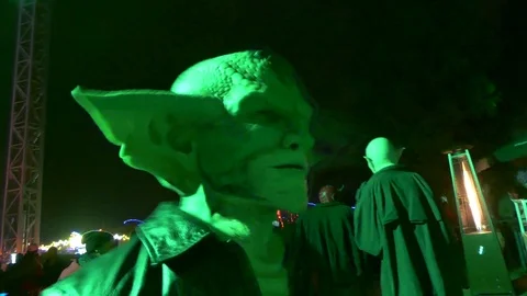 Gremlin portrait night Stock Footage 71412341