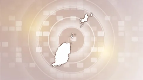 Grenada Animated Map Stock Footage 275634011