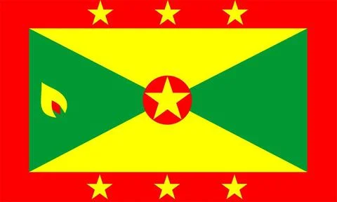 Grenada Flag 2D illustration of the flag of Grenada vector Copyright: xZoo... Stock Photos