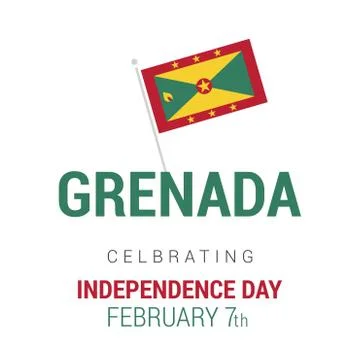 Grenada flag design vector Stock Illustration