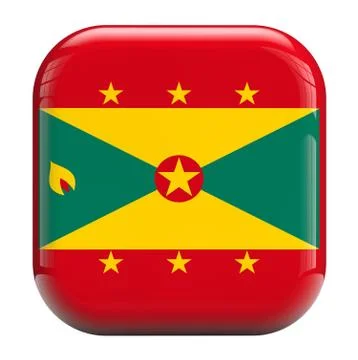 Grenada flag icon image Stock Illustration