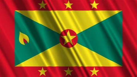 Grenada Flag Stock Illustration
