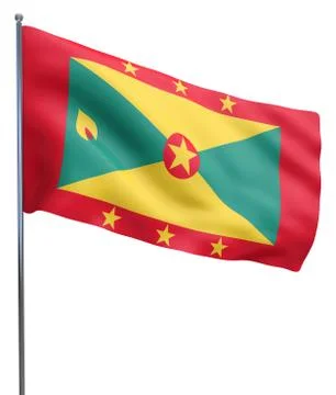 Grenada Flag Image Stock Illustration