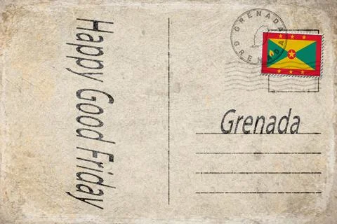 Grenada Good Friday Background Stock Illustration