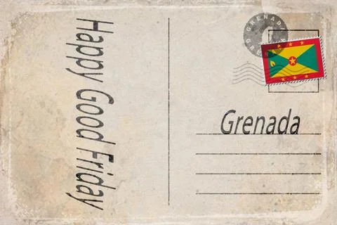 Grenada Good Friday Background Stock Illustration