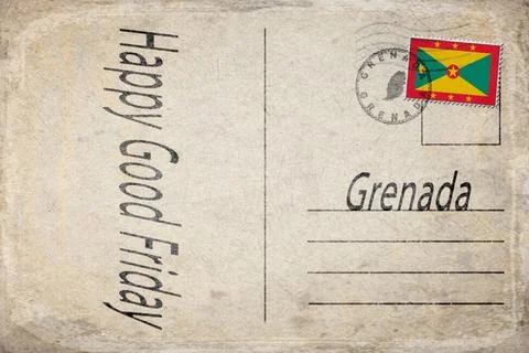 Grenada Good Friday Background Stock Illustration