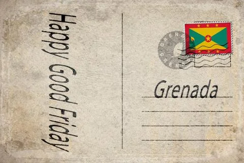 Grenada Good Friday Background Stock Illustration