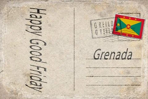Grenada Good Friday Background Stock Illustration