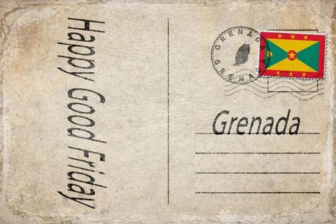Grenada Good Friday Background Stock Illustration