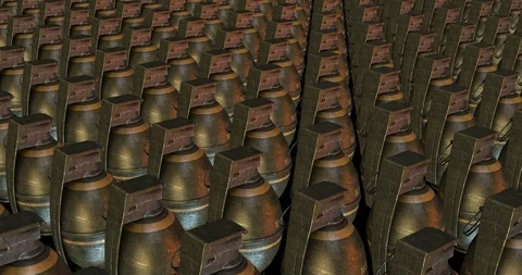 Grenade aerial view Stock Footage 102913358