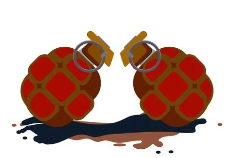 Grenade Concept Illustration Stock Illustration