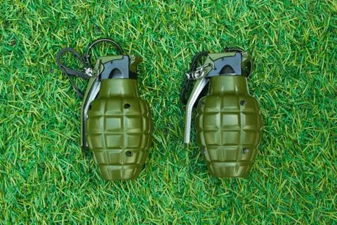 A grenade on grass Photos