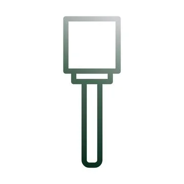 Grenade icon gradient green white style military illustration vector army e.. Stock Illustration