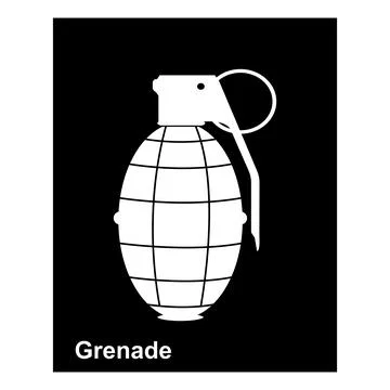 Grenade icon Stock Illustration