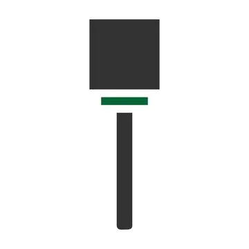 Grenade icon solid grey green colour military symbol perfect. Stock Illustration