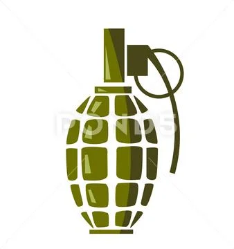 Grenade icon vector Stock Illustration