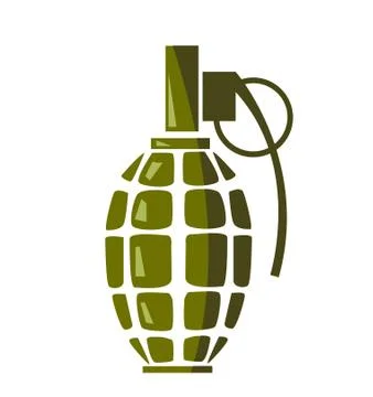 Grenade icon vector Stock Illustration