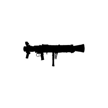 Grenade launcher icon. Simple style no war poster poster background symbol... Stock Illustration