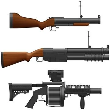 Grenade Launcher Stock Illustration