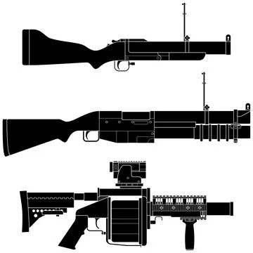 Grenade Launcher Stock Illustration