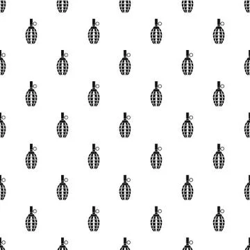 Grenade pattern, simple style イラスト素材