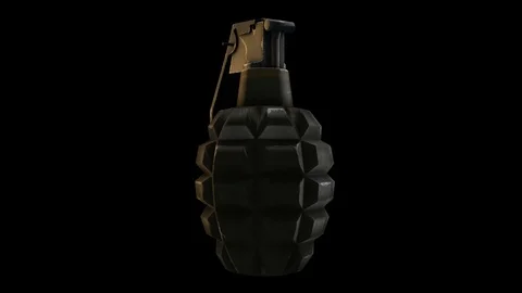 Grenade spin loop Stock Footage 87273417