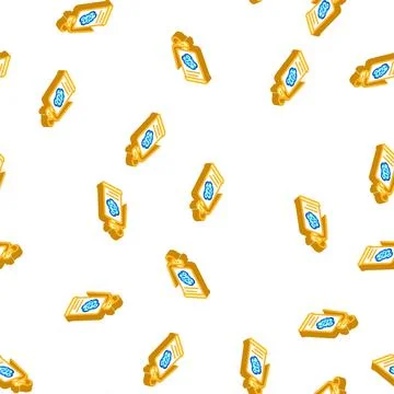 Grenade weapon isometric icon seamless pattern Stock Illustration