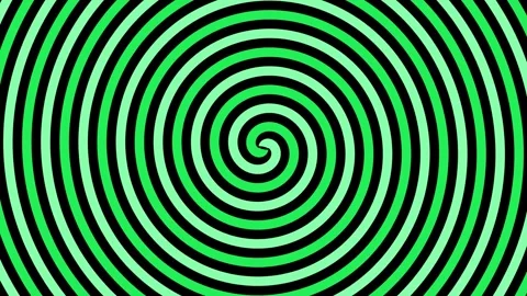 GRENBK Hypnotic Spiral Double Arm Seamless Loop Background 4K Vidéo 342610173