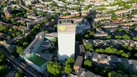 Grenfell Tower Stock Footage 200776786