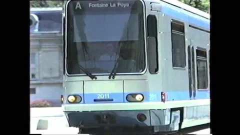Grenoble tram 動画素材 219895281