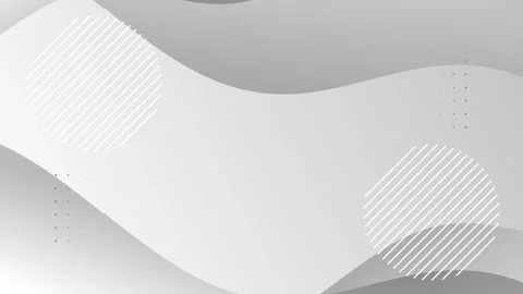 Grey abstract animation with wavy lines, minimalist video background. Stock Footage 286411300