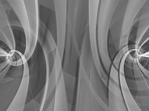 Grey abstract background composed of fractal shapes and colors on intense col Illustrazione stock