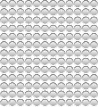 Grey abstract circular mosaic on white background Stock Illustration