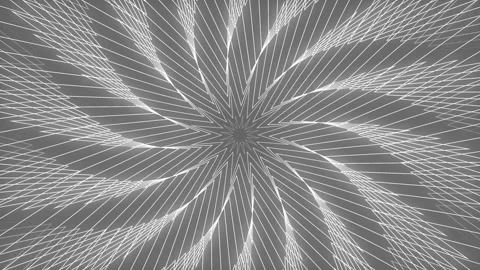 Grey abstract optical illusion background, dynamic tech background Seamless Stock-Footage 300484514