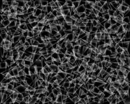 Grey abstract pattern. Geometric print composed of white and gray polygon and Stock Illustration