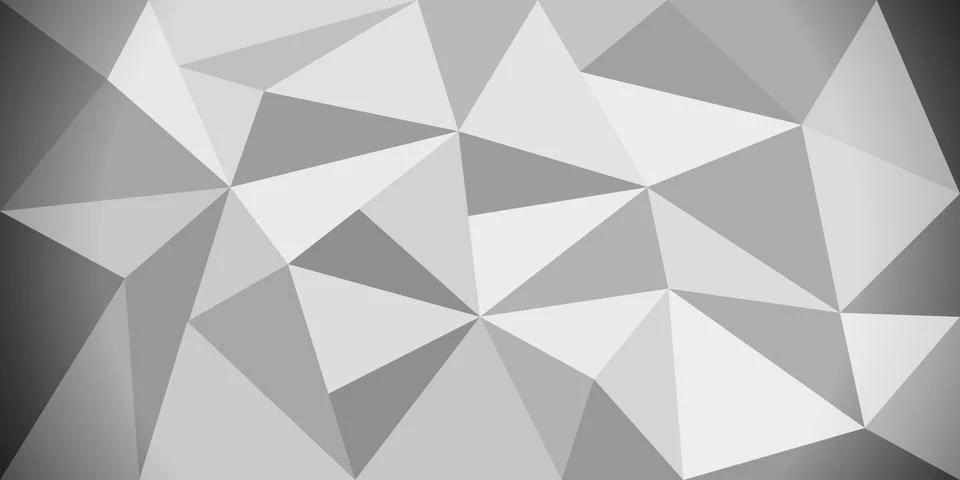 Grey abstract polygonal background. Vector eps 10. Stock Illustration