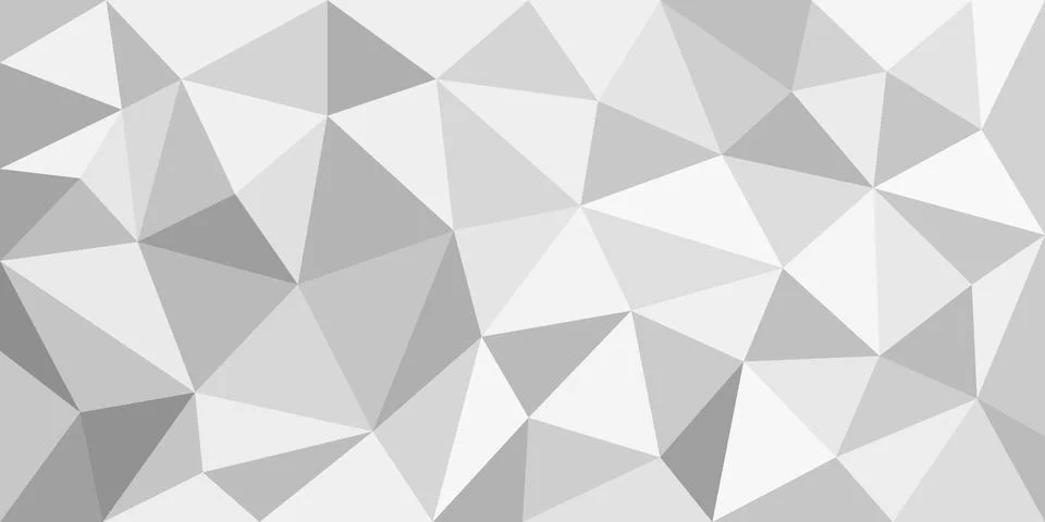 Grey abstract polygonal background. Vector eps 10. Stock Illustration