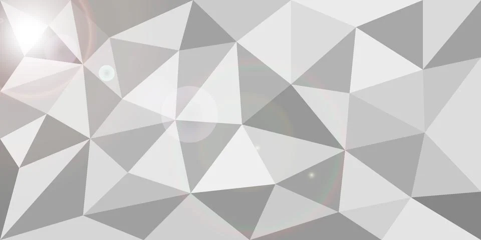 Grey abstract polygonal background. Vector eps 10. Stock Illustration