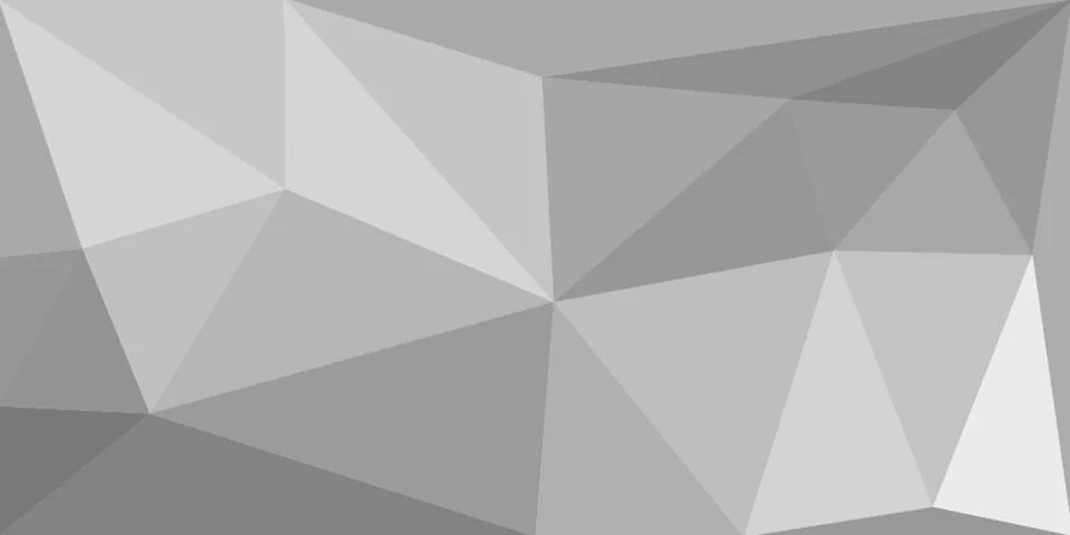 Grey abstract polygonal background. Vector eps 10. Stock Illustration
