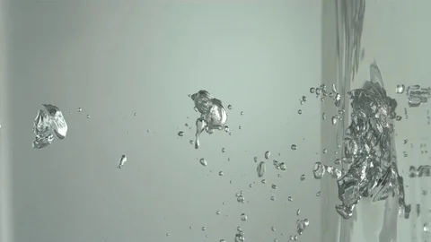 Grey Abstract Water Background Stock Footage 75841223