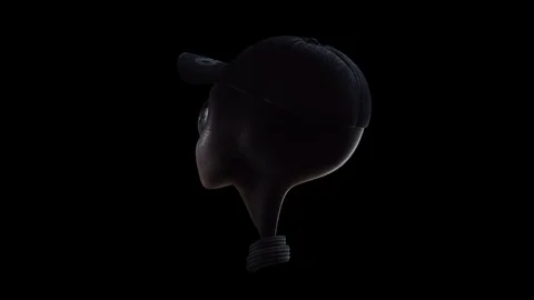 Grey Alien with Alpha Channel Realistic 動画素材 84697517