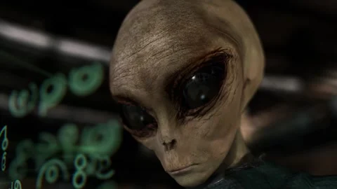 Grey Alien Stock Footage 276902616