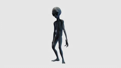Grey Alien Gesture Stock-Footage 293490886