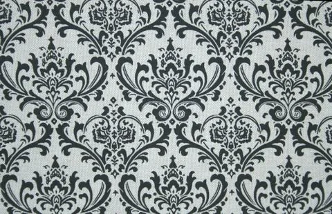 Grey and Black Damask Pattern Stock Photos