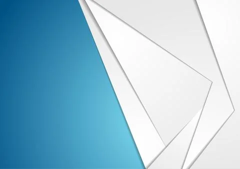 Grey and blue tech abstract background Stock Illustration