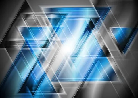 Grey and blue triangles. Vector background eps 10 Grey and blue triangles.... 스톡 사진